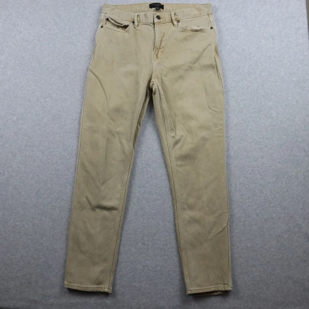 Banana Republic Jeans Mens 32x29 Athletic‎ Fit Stretch Flex 5-Pocket Denim Tan